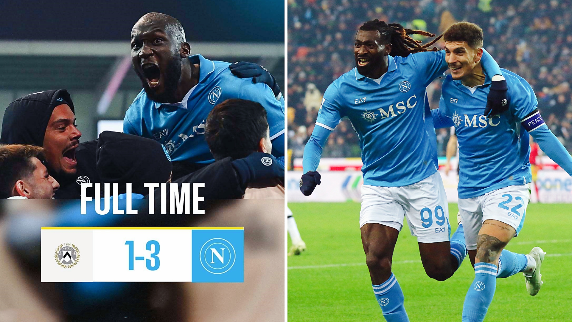 乌迪内斯-那不勒斯，客场失利的简单介绍