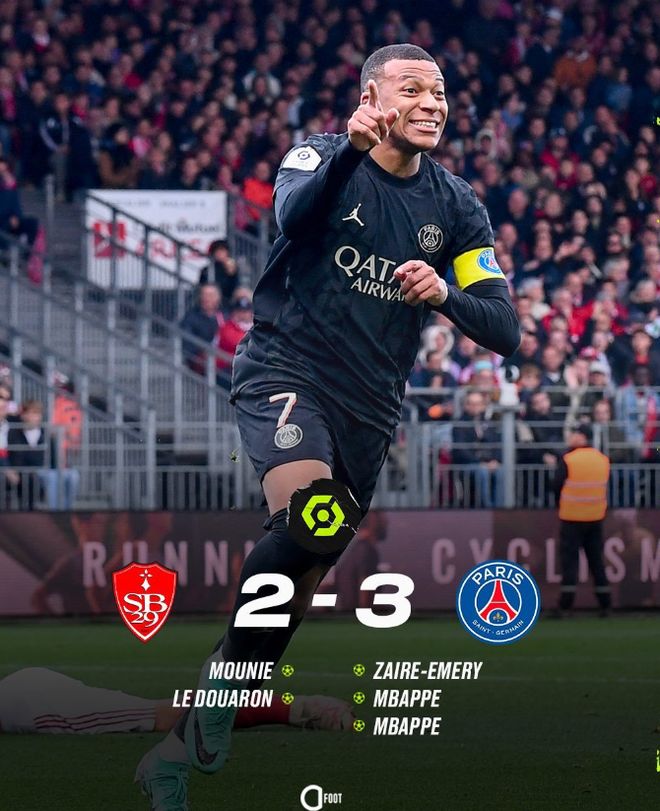 开云体育入口-巴黎圣日耳曼客场告捷，紧咬法甲榜头名